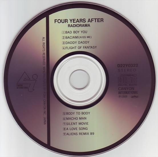 Radiorama - Four Years After 1989 - Radiorama - Four Years After cd.jpg