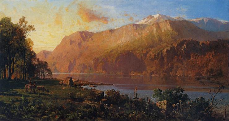 70 sławnych olejnych obrazów - Emerald_Lake_Near_Tahoe_1890-1900.jpg