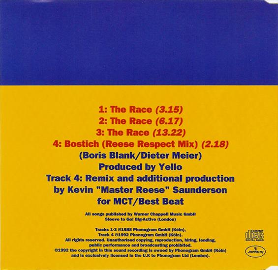 muzyka - 1992-The Race-Bostich Single Mix bs.jpg